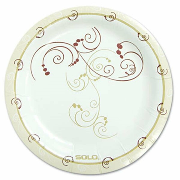 Tistheseason Paper Dinnerware  Plates  6w/ Round  Tan, 125PK TI2524592